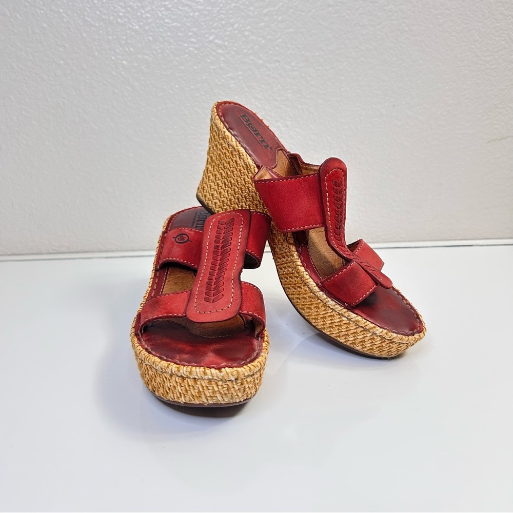 Born Red Espadrille Sandals
